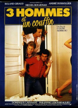 affiche du film TROIS HOMMES ET UN COUFFIN