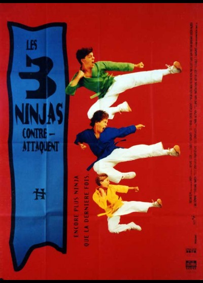 affiche du film TROIS NINJAS CONTRE ATTAQUENT (LES)