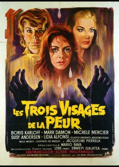 affiche du film TROIS VISAGES DE LA PEUR (LES)