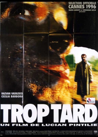 affiche du film TROP TARD
