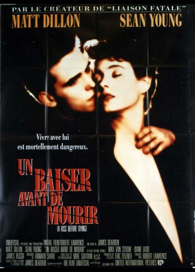 affiche du film UN BAISER AVANT DE MOURIR