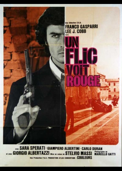 affiche du film UN FLIC VOIT ROUGE