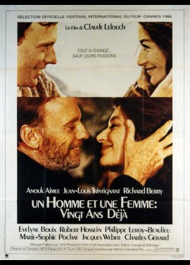 UN HOMME ET UNE FEMME 20 ANS DEJA movie poster