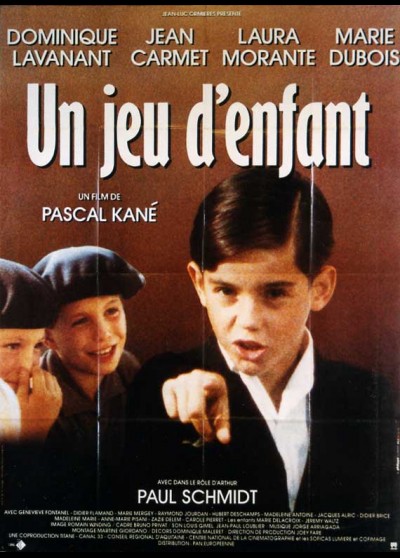 UN JEU D'ENFANT movie poster