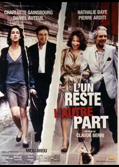 affiche du film UN RESTE L'AUTRE PART (L')