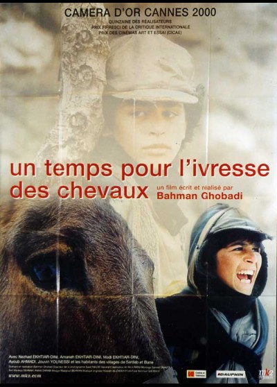 affiche du film UN TEMPS POUR L'IVRESSE DES CHEVAUX