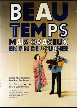 affiche du film BEAU TEMPS MAIS ORAGEUX EN FIN DE JOURNEE