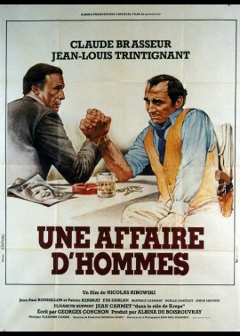 affiche du film UNE AFFAIRE D'HOMMES