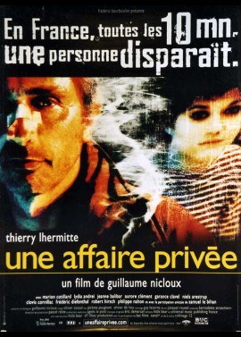 affiche du film UNE AFFAIRE PRIVEE