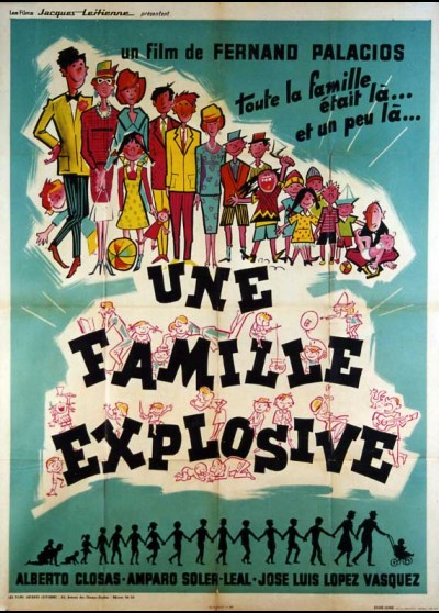 affiche du film UNE FAMILLE EXPLOSIVE