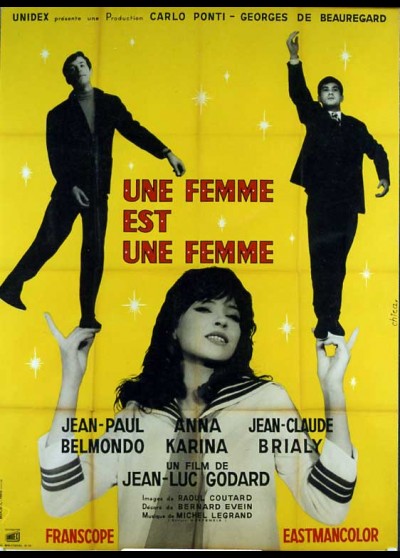 UNE FEMME EST UNE FEMME movie poster