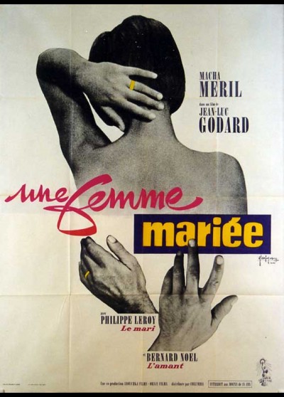 UNE FEMME MARIEE movie poster