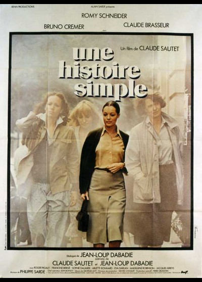 affiche du film UNE HISTOIRE SIMPLE