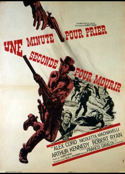 affiche du film UNE MINUTE POUR PRIER UNE SECONDE POUR MOURIR