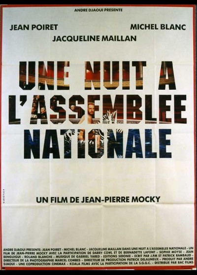 affiche du film UNE NUIT A L'ASSEMBLEE NATIONALE