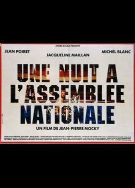 affiche du film UNE NUIT A L'ASSEMBLEE NATIONALE