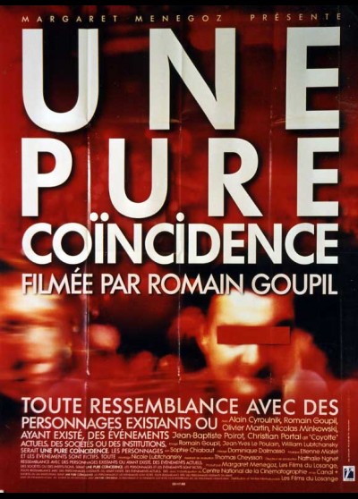 affiche du film UNE PURE COINCIDENCE