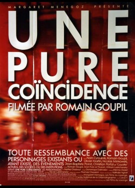 UNE PURE COINCIDENCE movie poster