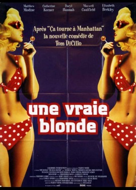 affiche du film UNE VRAIE BLONDE