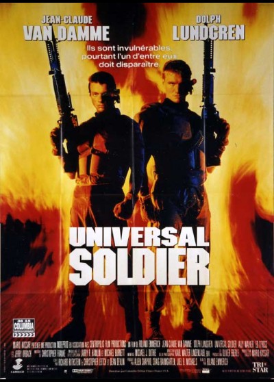 UNIVERSAL SOLDIER movie poster