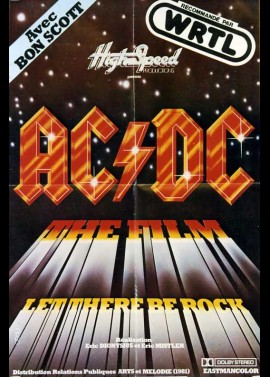 affiche du film AC/DC THE FILM LET THERE BE ROCK