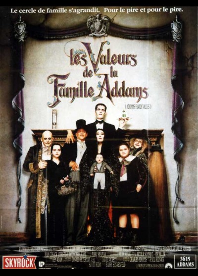 ADDAMS FAMILY VALUES movie poster