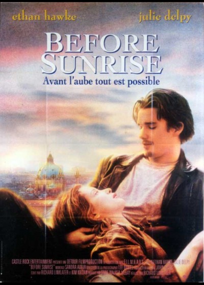 BEFORE SUNRISE movie poster