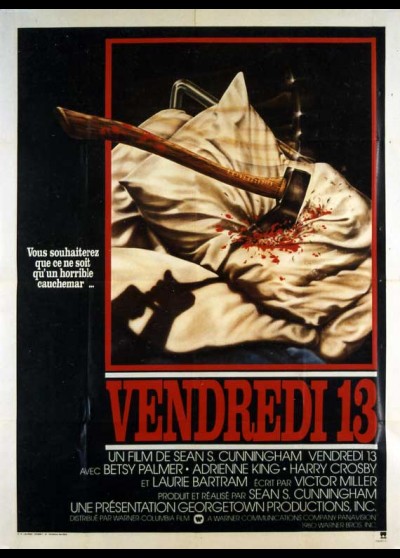FRIDAY THE 13 TH movie poster