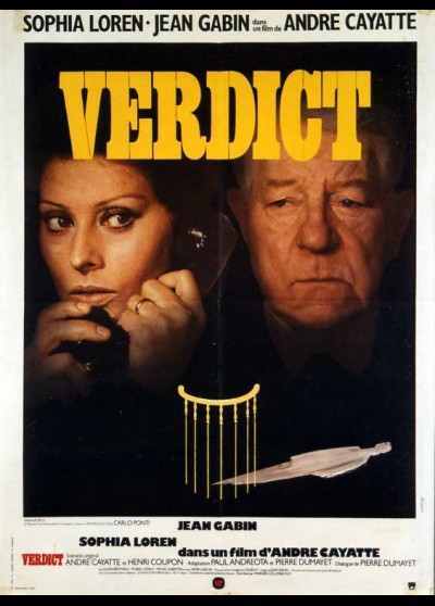 affiche du film VERDICT