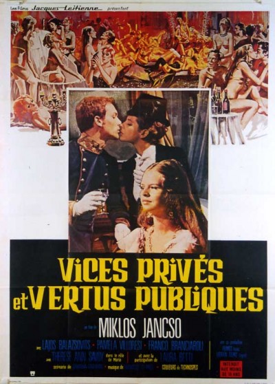 affiche du film VICES PRIVES ET VERTUS PUBLIQUES