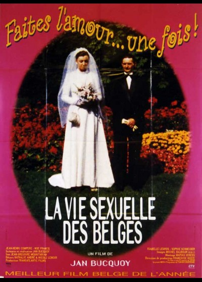 affiche du film VIE SEXUELLE DES BELGES (LA)