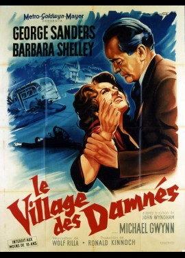 VILLAGE OF THE DAMNED movie poster