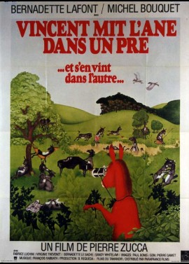 affiche du film VINCENT MIT L'ANE DANS UN PRE ET S'EN VINT DANS L'AUTRE