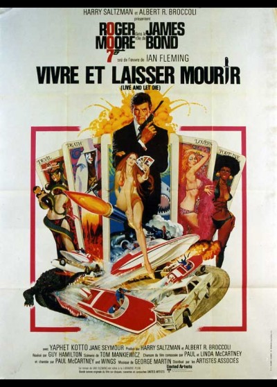 LIVE AND LET DIE movie poster