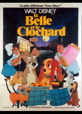 affiche du film BELLE ET LE CLOCHARD (LA)