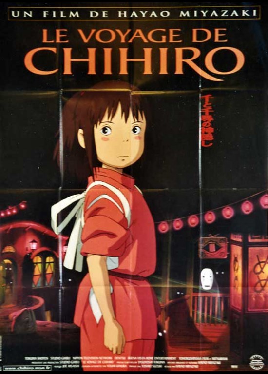  affiche  VOYAGE DE CHIHIRO LE Hayao Miyazaki CINESUD 