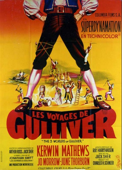 3 WORLDS OF GULLIVER (THE) movie poster