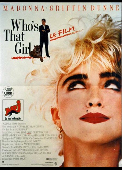 WHO'S THAT GIRL movie poster