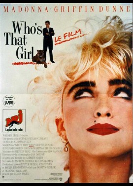 WHO'S THAT GIRL movie poster