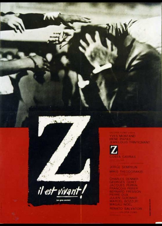 poster Z Costa Gavras CINESUD movie posters