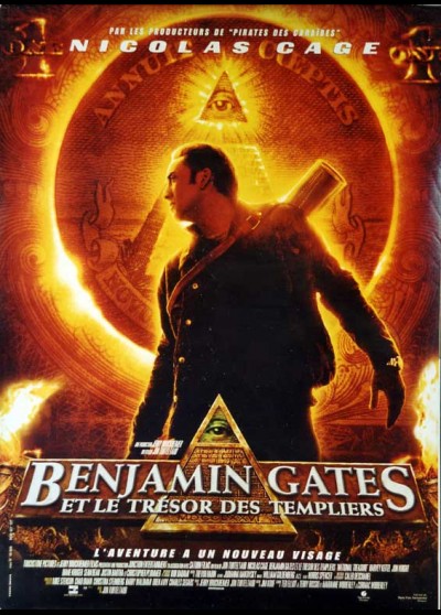 affiche du film BENJAMIN GATES ET LE TRESOR DES TEMPLIERS