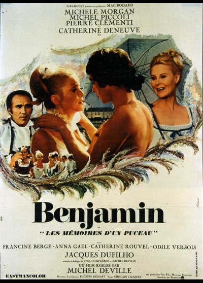 affiche du film BENJAMIN OU LES MEMOIRES D'UN PUCEAU