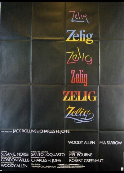 affiche du film ZELIG