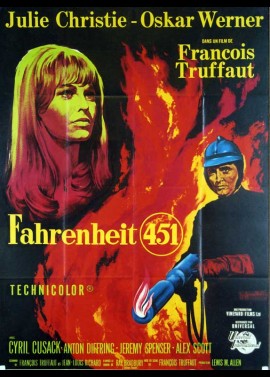 FAHRENHEIT 451 movie poster