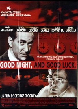 GOOD NIGHT AND GOOD LUCK movie poster