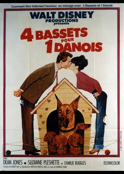 affiche du film QUATRE BASSETS POUR UN DANOIS