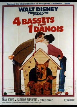 affiche du film QUATRE BASSETS POUR UN DANOIS