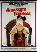 QUATRE BASSETS POUR UN DANOIS