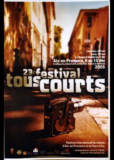 affiche du film FESTIVAL TOUS COURTS AIX EN PROVENCE