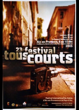 FESTIVAL TOUS COURTS AIX EN PROVENCE movie poster